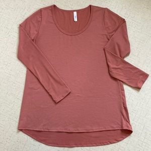 LuLaRoe Rosie Pink top